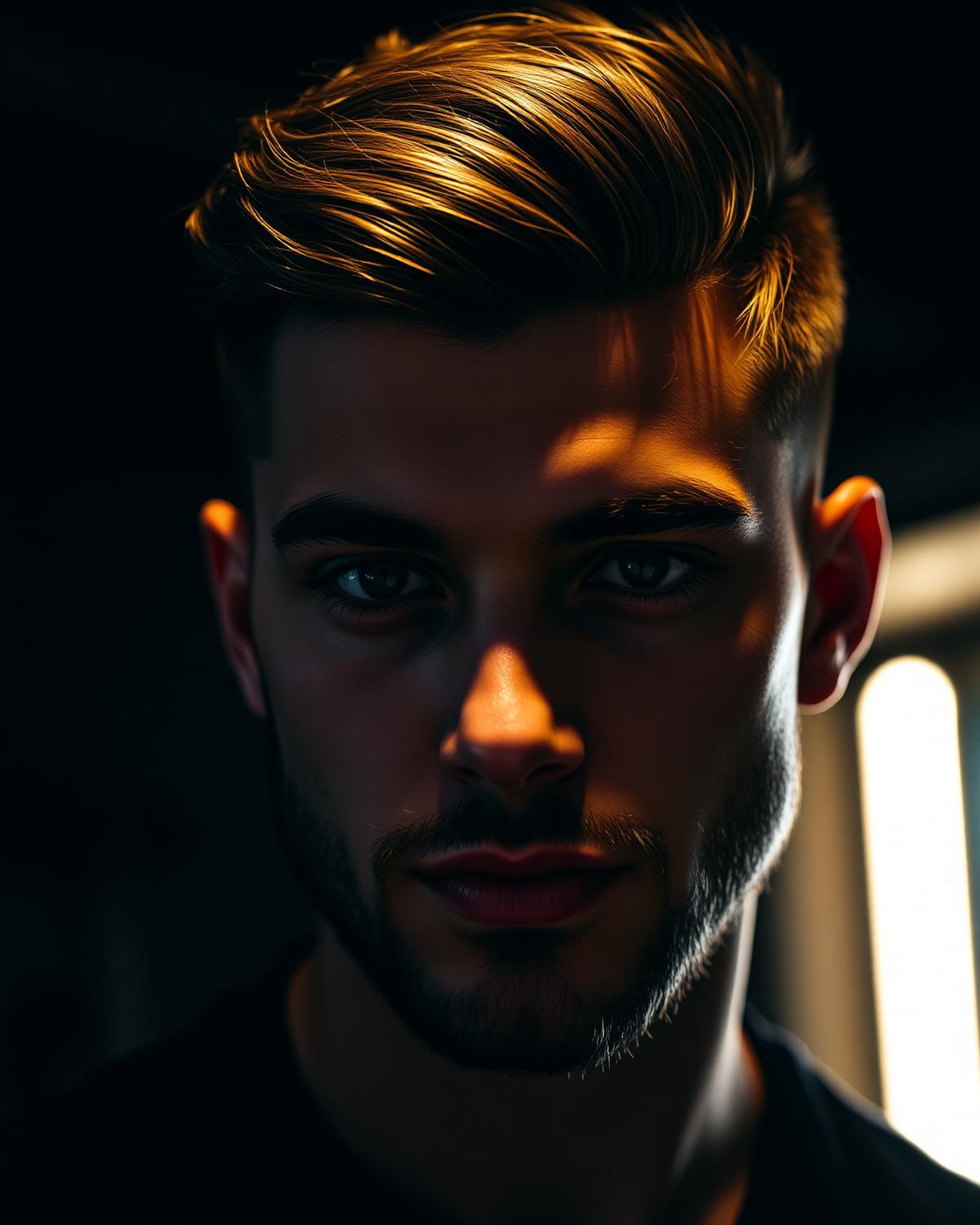 A man with a fresh haircut from 401 Barbershop